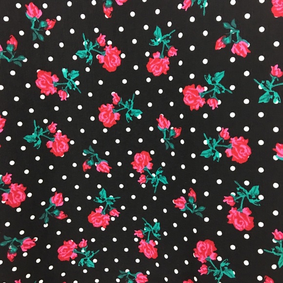 Draper James for Eloquii polka dot floral midi - Picture 4 of 8